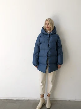 2023 Женская зимняя куртка, пальто, стильная толстая теплая парка с пухом, женская водонепроницаемая верхняя одежда, новинка